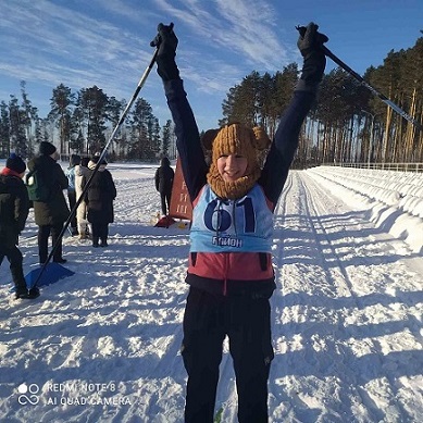 Лыжные гонки в рамках спартакиады школьников